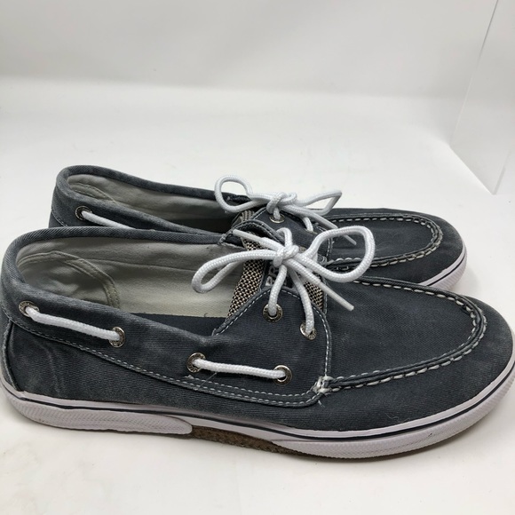 Sperry Top-Sider Men 6 M Blue Canvas Boat Shoes - Picture 3 of 10